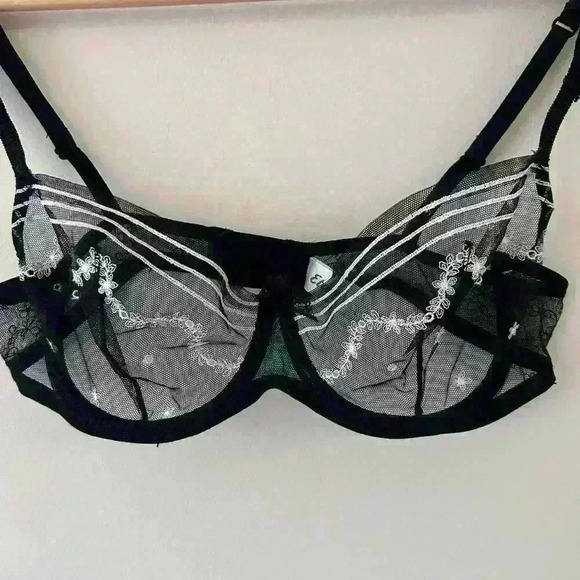 Etam Paris Black Bras Size 36B - Picture 4 of 8
